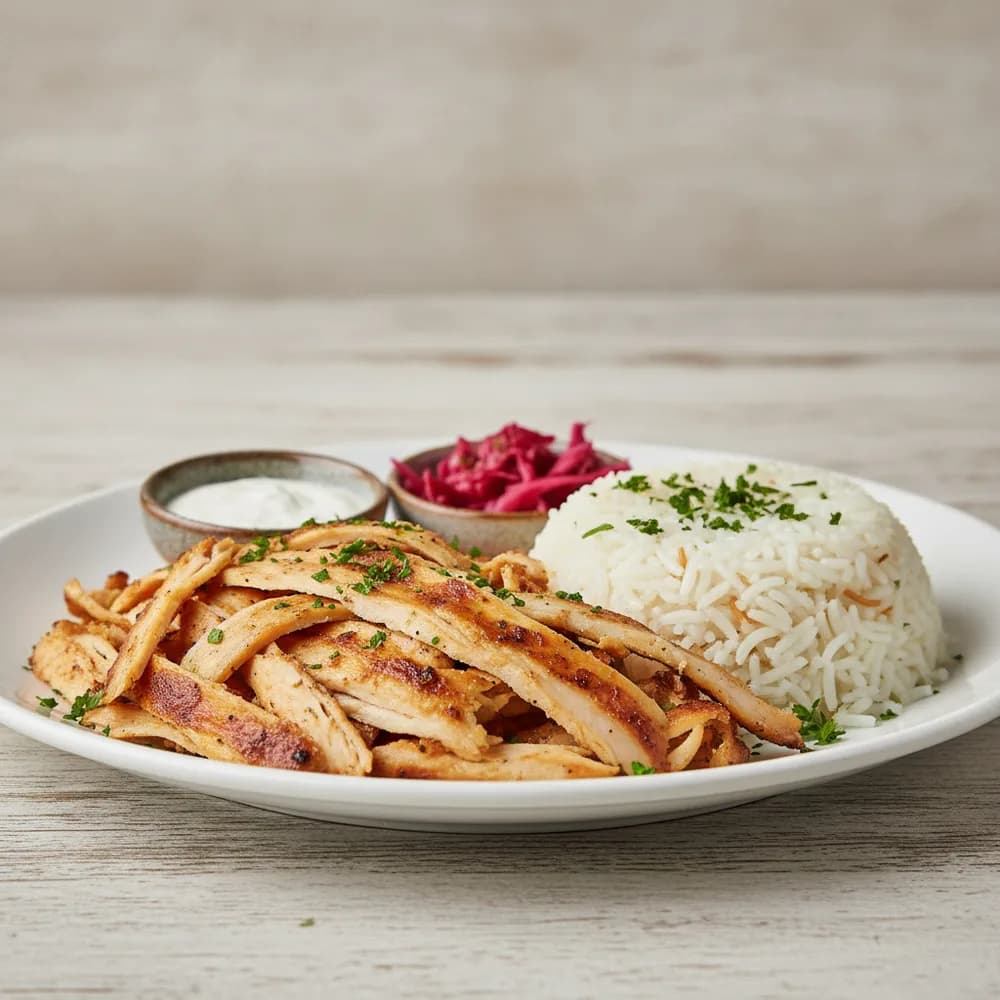 Tavuk Döner Porsiyon + Pilav